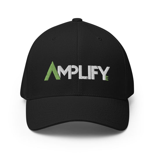 Structured Twill Cap - Amplify Fit Logo - Green