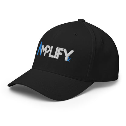 Structured Twill Cap - Amplify Fit Logo - Blue