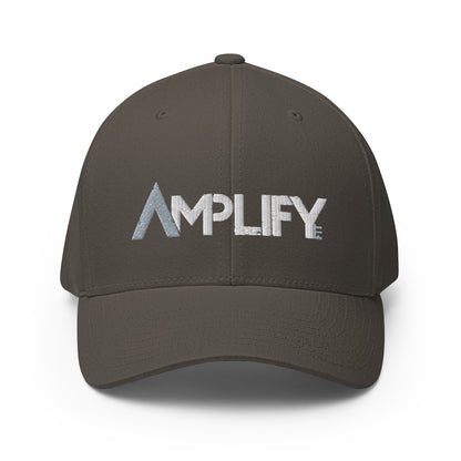 Structured Twill Cap - Amplify Fit Logo - Grey