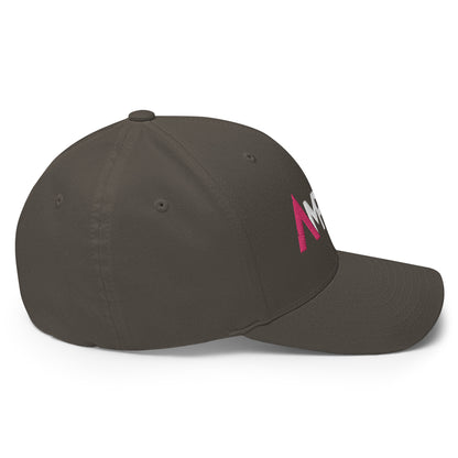 Structured Twill Cap - Amplify Fit Logo - Pink