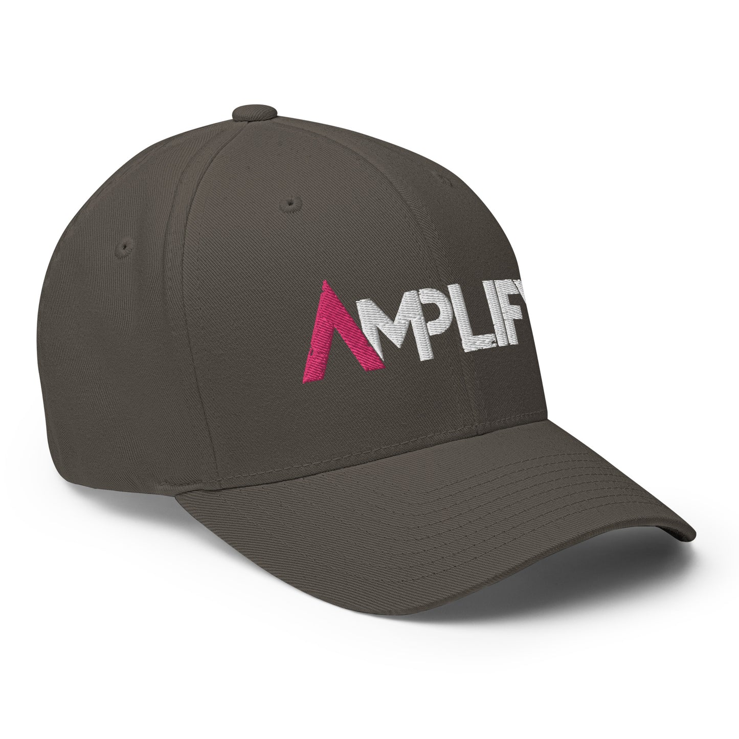 Structured Twill Cap - Amplify Fit Logo - Pink