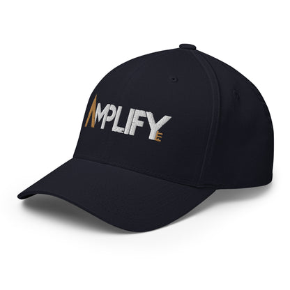 Structured Twill Cap - Amplify Fit Logo - Orange