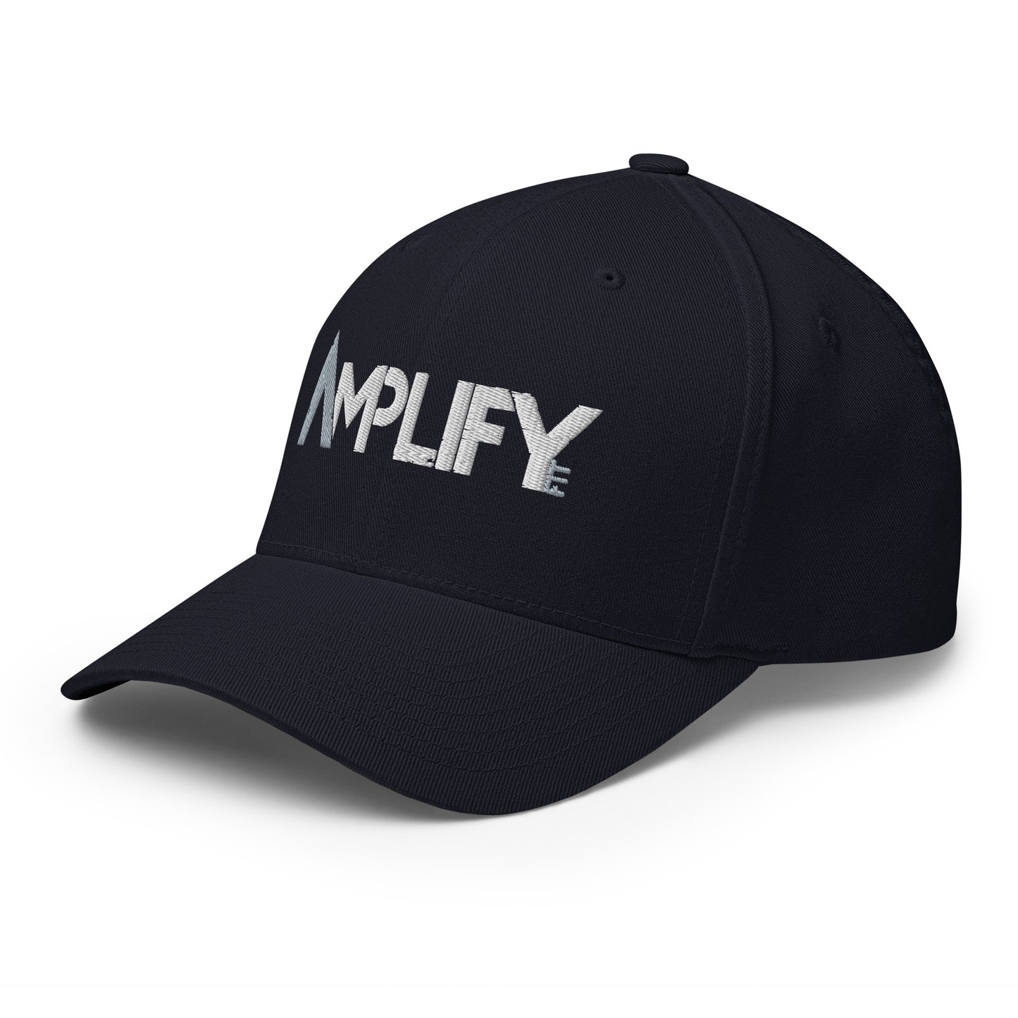 Structured Twill Cap - Amplify Fit Logo - Grey