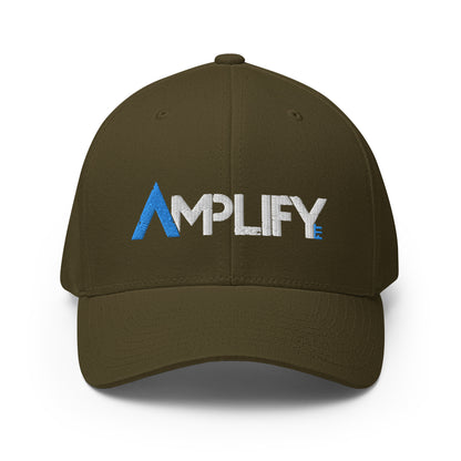 Structured Twill Cap - Amplify Fit Logo - Blue