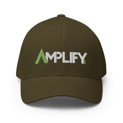 Structured Twill Cap - Amplify Fit Logo - Green