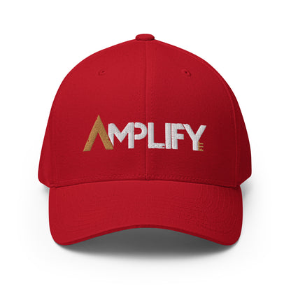 Structured Twill Cap - Amplify Fit Logo - Orange