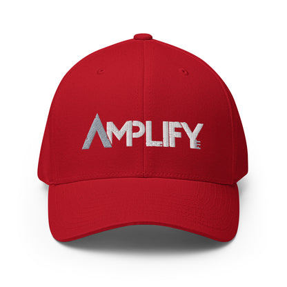 Structured Twill Cap - Amplify Fit Logo - Grey