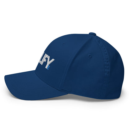 Structured Twill Cap - Amplify Fit Logo - Blue