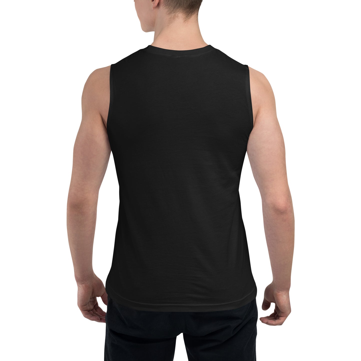 Sleeveless - Black - Amplify Fit Logo - BlueGrey