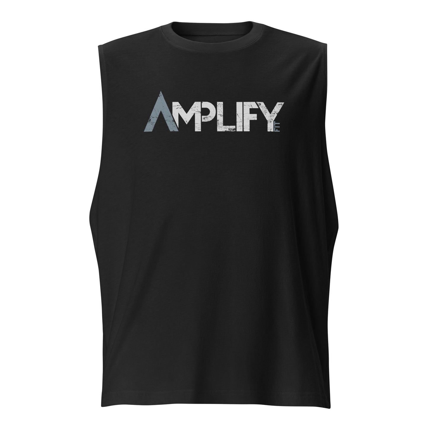 Sleeveless - Black - Amplify Fit Logo - BlueGrey