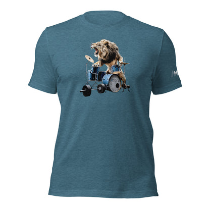 Unisex t-shirt - Inner Animal - Lion Drums Blue