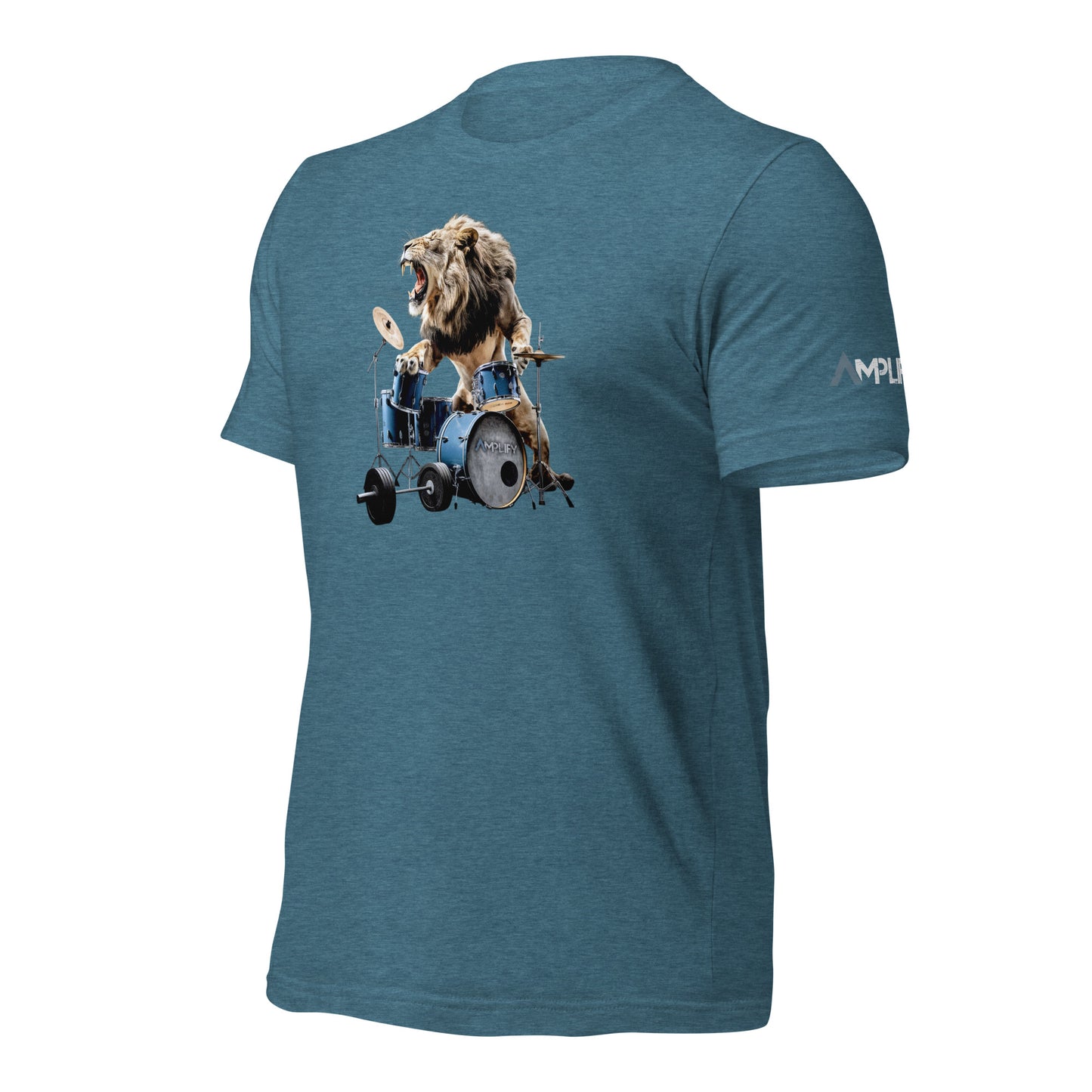 Unisex t-shirt - Inner Animal - Lion Drums Blue