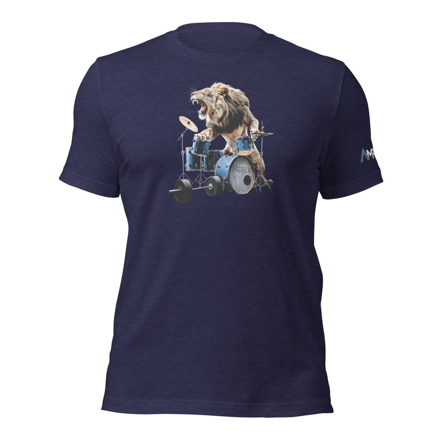 Unisex t-shirt - Inner Animal - Lion Drums Blue