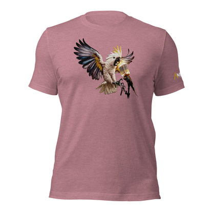 Unisex t-shirt - Inner Animal - Cockatoo Microphone Purple