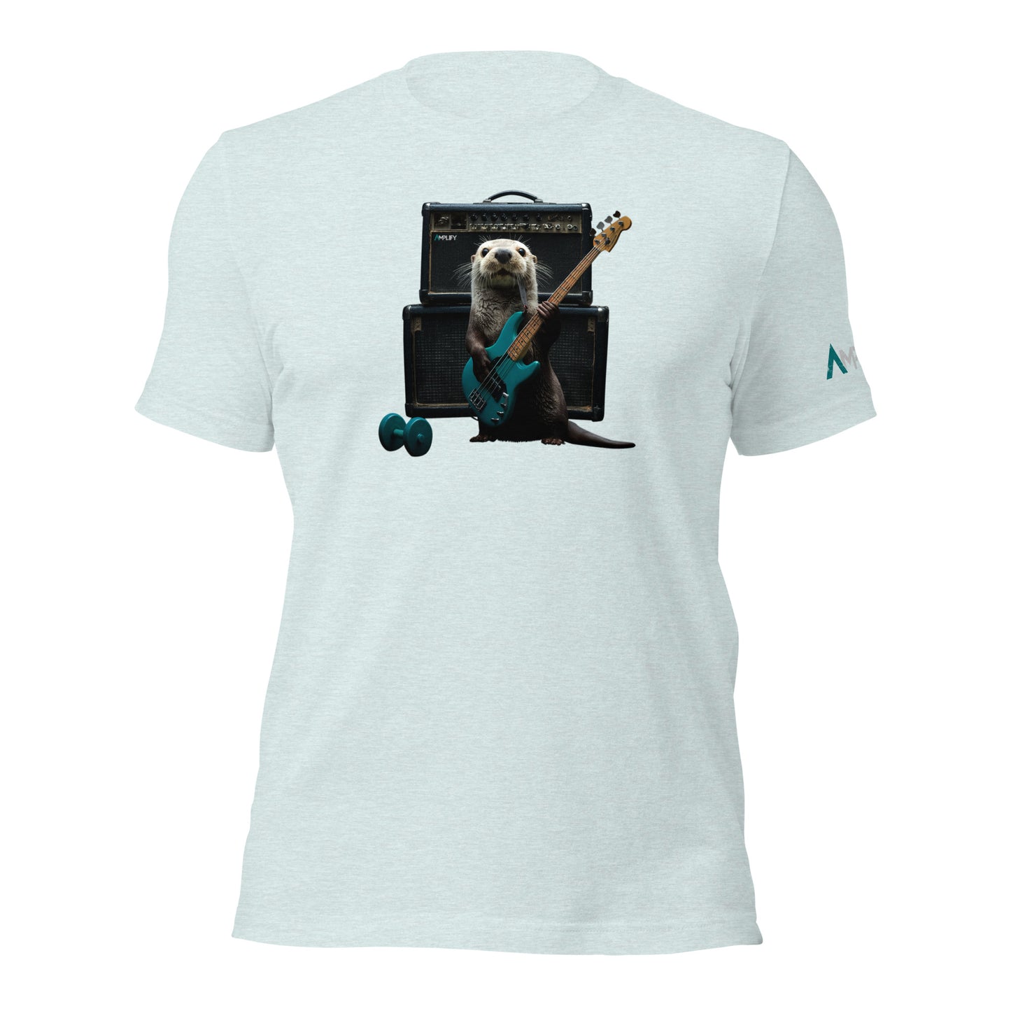 Unisex t-shirt - Inner Animal - Otter Bass Turquoise