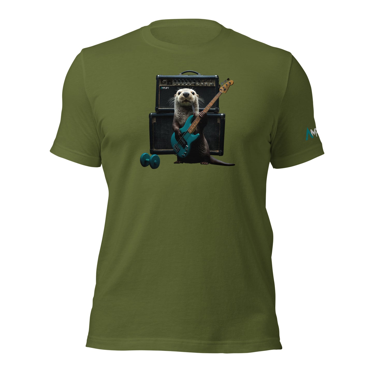 Unisex t-shirt - Inner Animal - Otter Bass Turquoise