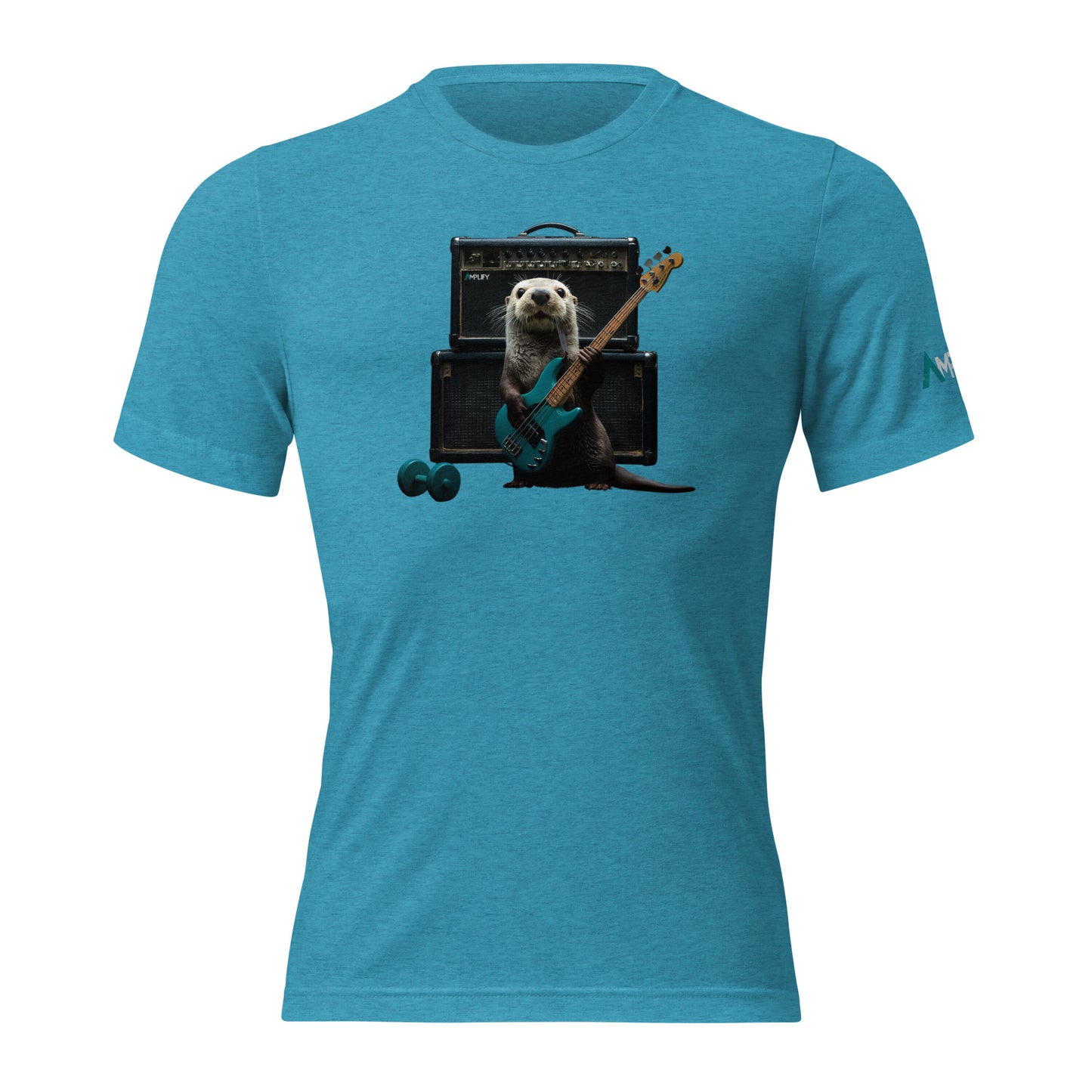 Tri-Blend Ultra Soft T-Shirt - Otter Bass Turquoise