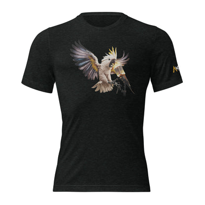 Tri-Blend Ultra Soft T-Shirt - Cockatoo PurpleYellow Microphone