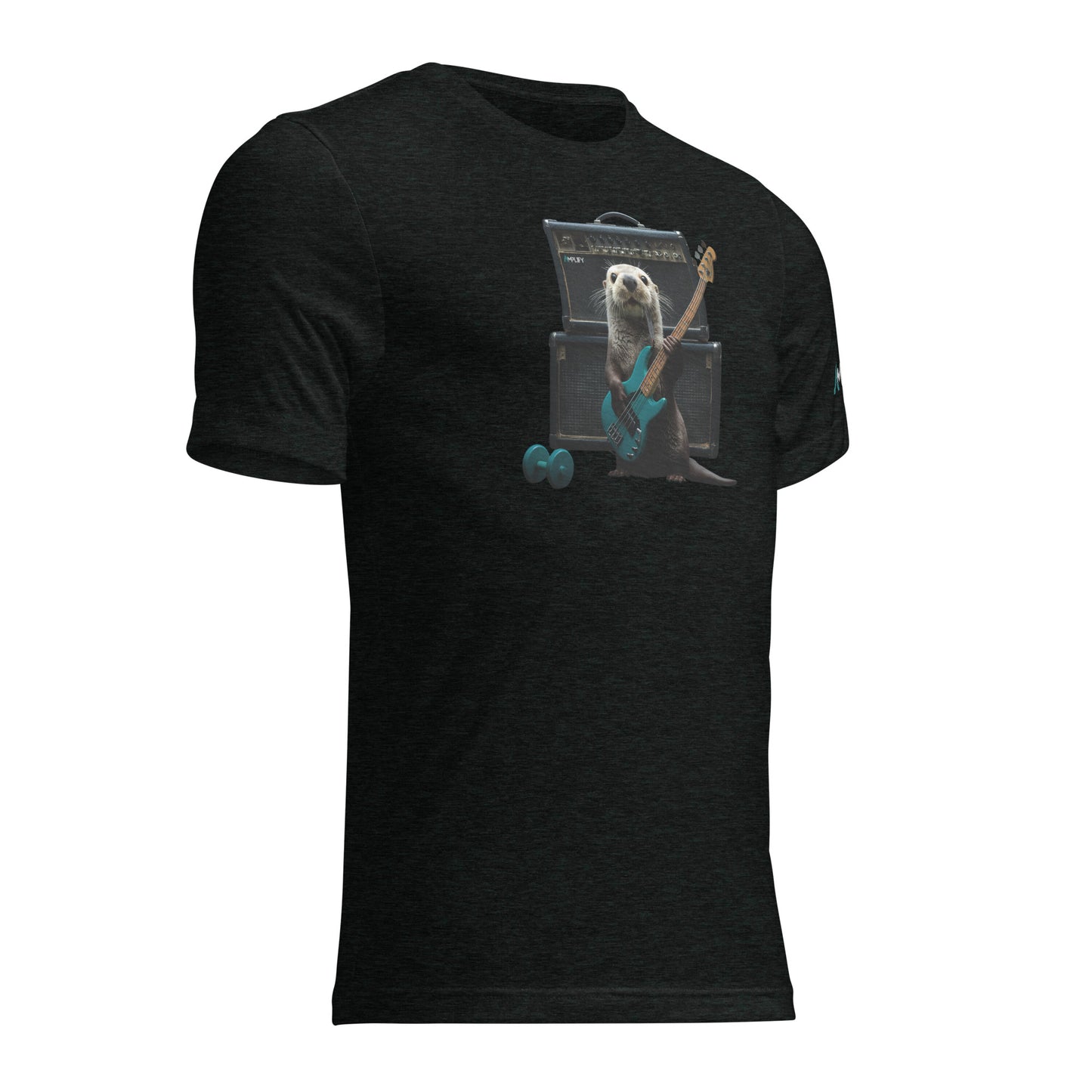 Tri-Blend Ultra Soft T-Shirt - Otter Bass Turquoise