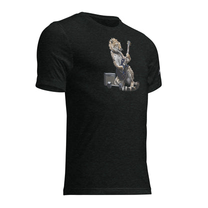 Tri-Blend Ultra Soft T-Shirt - Cheetah Guitar Dark Blue