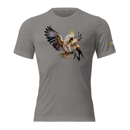 Tri-Blend Ultra Soft T-Shirt - Cockatoo PurpleYellow Microphone