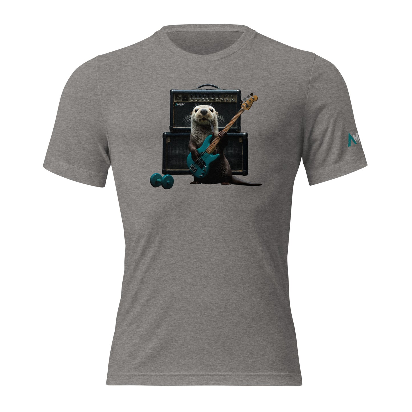 Tri-Blend Ultra Soft T-Shirt - Otter Bass Turquoise