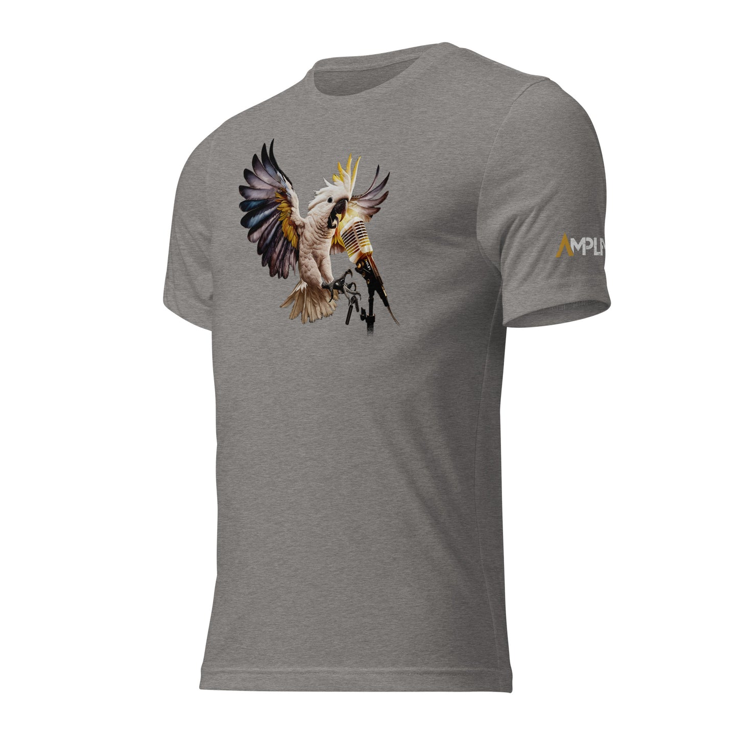 Tri-Blend Ultra Soft T-Shirt - Cockatoo PurpleYellow Microphone