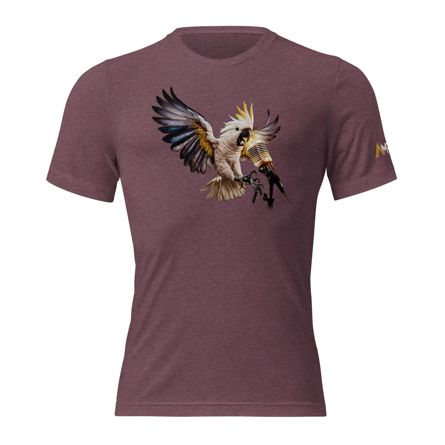 Tri-Blend Ultra Soft T-Shirt - Cockatoo PurpleYellow Microphone