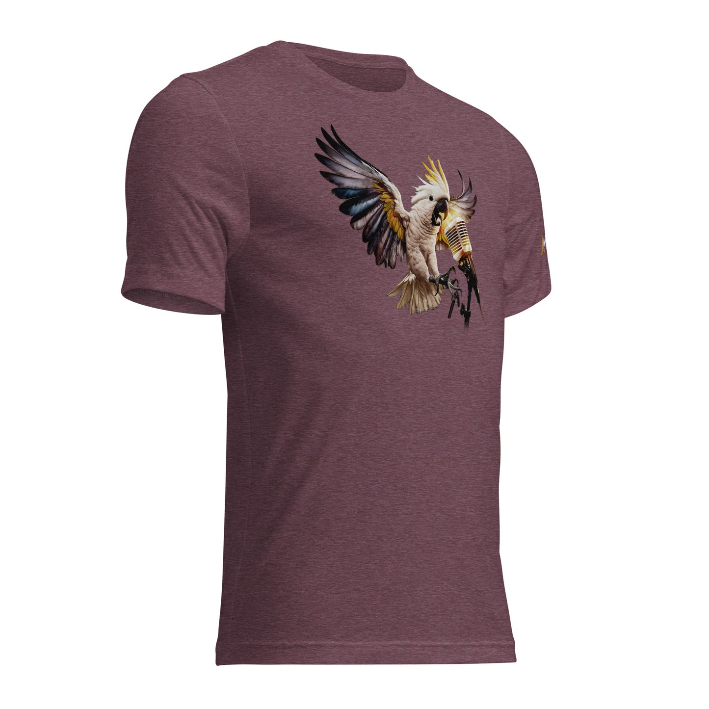 Tri-Blend Ultra Soft T-Shirt - Cockatoo PurpleYellow Microphone