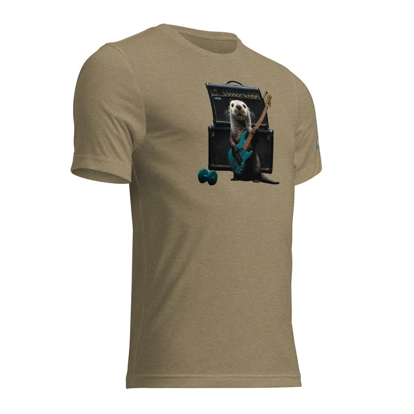 Tri-Blend Ultra Soft T-Shirt - Otter Bass Turquoise