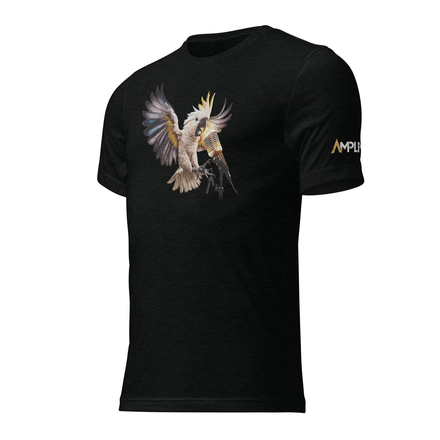 Tri-Blend Ultra Soft T-Shirt - Cockatoo PurpleYellow Microphone