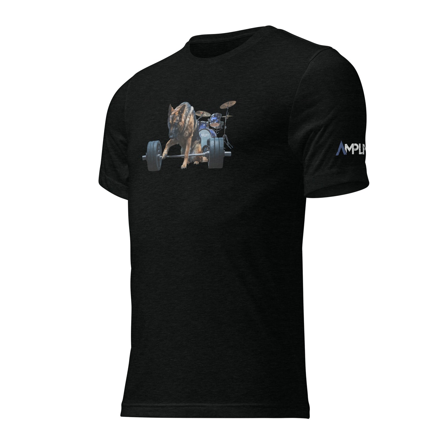 Tri-Blend Ultra Soft T-Shirt - German Shepherd Drums Blue