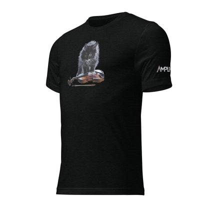 Tri-Blend Ultra Soft T-Shirt - Cat Violin Grey