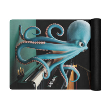 Yoga Mat - Octopus Piano Stars