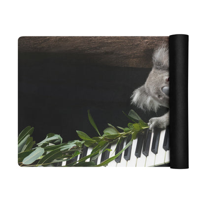 Yoga Mat - Koala Climbing Piano